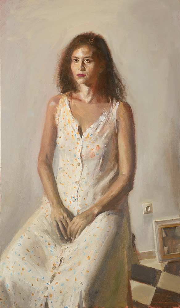 Portrait of M.K. tribute to Y. Moralis - 90x52